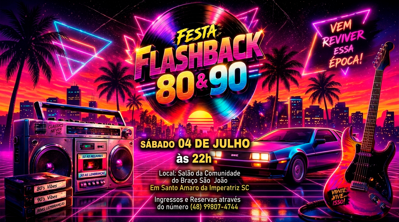 Realização Flashback Anos 80&90